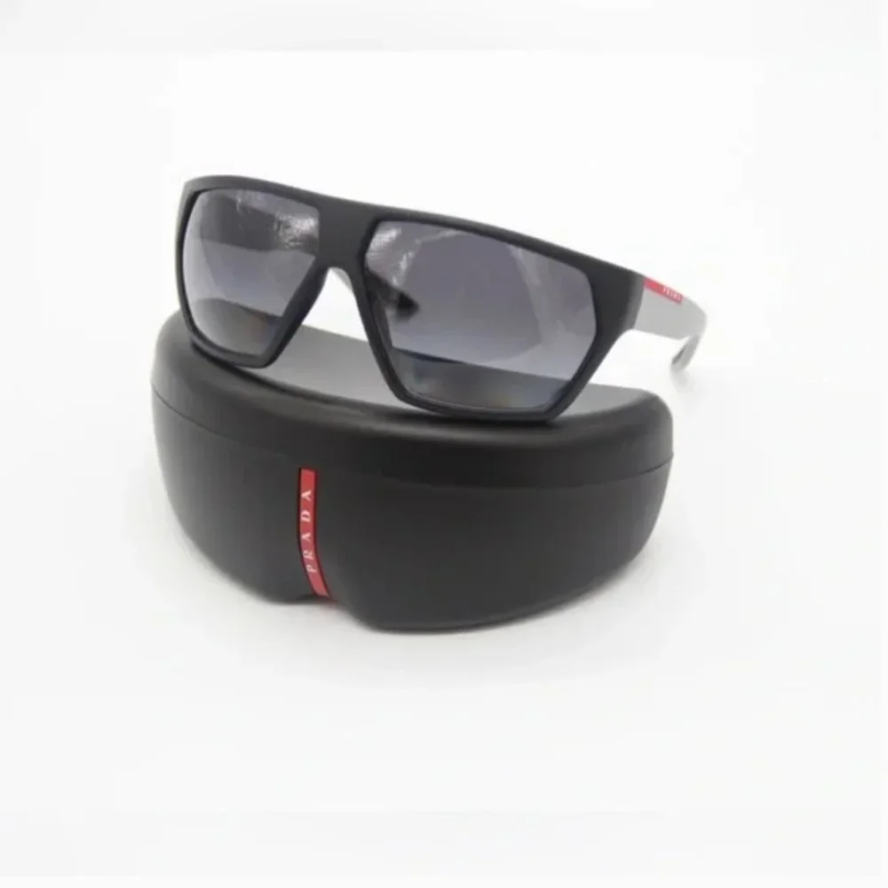 Prada Men's 57mm Authentic Grey Sunglasses w/ Full Box